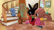 bing bingbunny party blower GIF by Bing Bunny