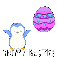 Easter Eggs Penguin Sticker by Pudgy Penguins