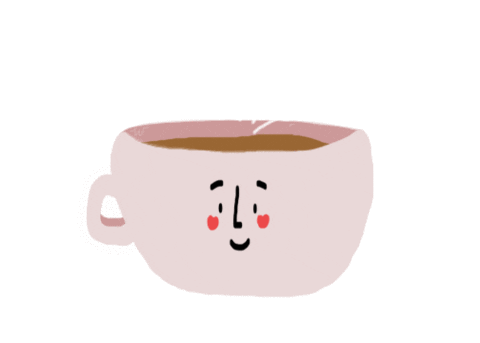 wenzmade giphyupload happy cute coffee Sticker