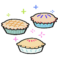 Apple Pie Animation Sticker by Holler Studios