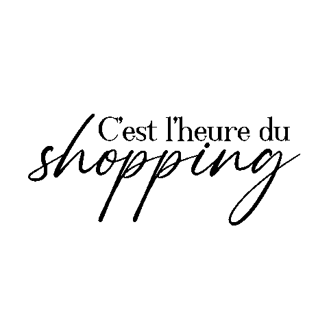 Cest Lheure Du Shopping Sticker by Lamaisonemma