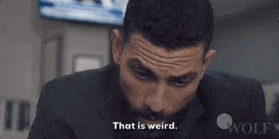 That Is Weird Dick Wolf GIF by Wolf Entertainment