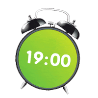 Alarm Clock Time Sticker by Novy Channel
