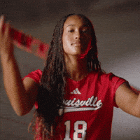 Volleyball Go Cards GIF by Louisville Cardinals