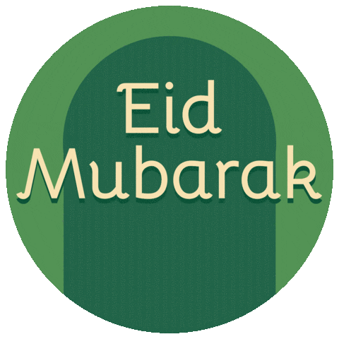 Eid Al Fitr Moon Sticker
