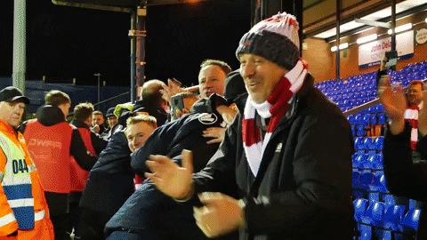 Well Done Applause GIF by Dorking Wanderers Football Club