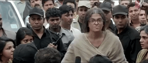 Aishwarya Rai Protest GIF