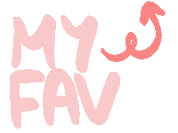 Pink Arrow Sticker