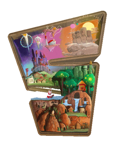 World Fantasy Sticker by SMASH Studios