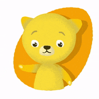 mografic_ happy hello hola greeting GIF