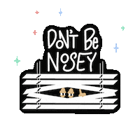 Peek Peeking Sticker