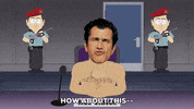 wondering mel gibson GIF by South Park 
