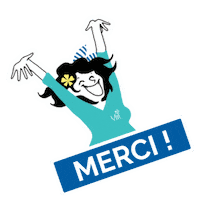 vanillamilk_fr thanks merci allaitement mom to be Sticker