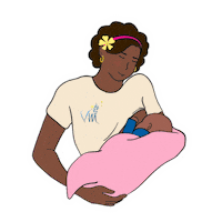vanillamilk_fr breastfeeding femme maman allaitement Sticker