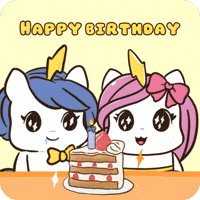 Happy Birthday Funny Bu GIF by Brave Unicorn