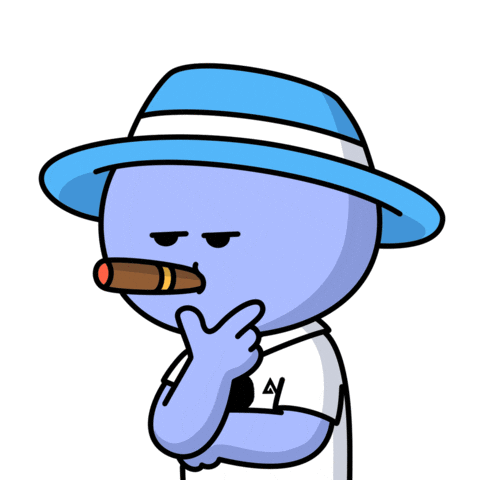 Think Question Mark Sticker by Kudai