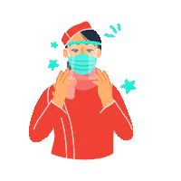 Quarantine Face Mask Sticker by SM Supermalls