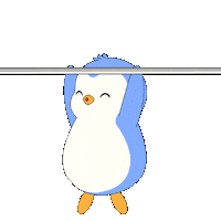 Fitness Sweating Sticker by Pudgy Penguins