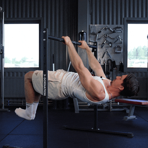Calisthenics Front Lever GIF