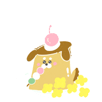 Pudding ぷりん Sticker