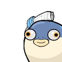 wakumaplush reaction meme comedy fish Sticker