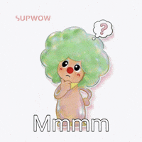 Let Me Think Thinking GIF by SUPWOW