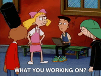 hey arnold nicksplat GIF