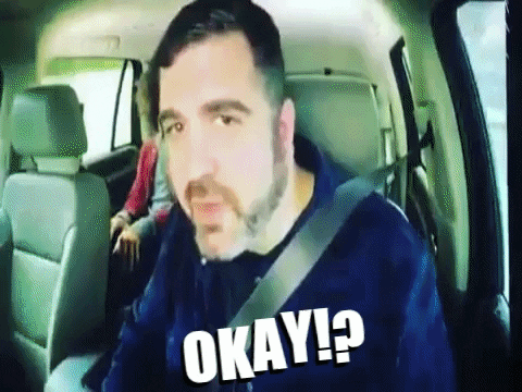 tyroneevansclark giphygifmaker what wtf ok GIF