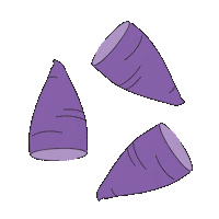 Shaved Ice Taro Sticker by KAKIYUKI