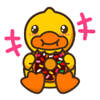 Happy Cartoon Sticker by B.Duck