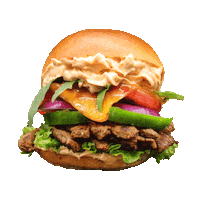 Burgerfactory burger hamburger cheeseburger chickenburger Sticker