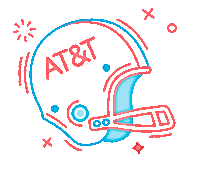 Nfl Sunday Ticket Helmet Sticker by AT&T