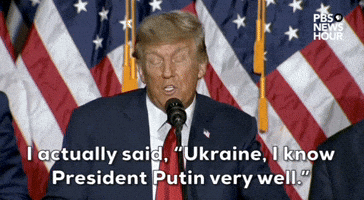 "Ukraine, I know Pres. Putin very well."