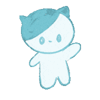 Bubble Hello Sticker
