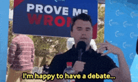 Charlie Kirk Debate GIF