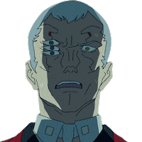 Scared Netflix Sticker by Cyberpunk: Edgerunners