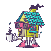 Home House Sticker by Mister Lemonade