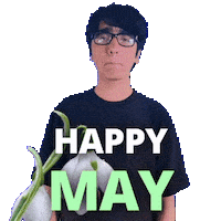 Happy May Day Sticker
