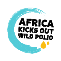 Africa Polio Sticker by Africa Kicks Out Wild Polio