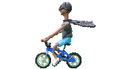 Mountain Bike Animation Sticker by stupid_clay