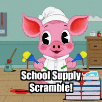 School Supplies GIF by The Pigasso