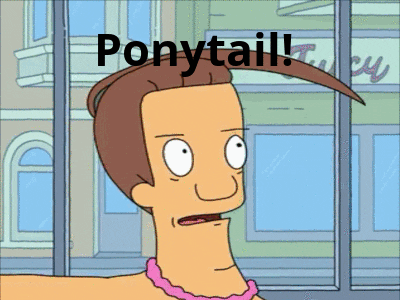 ponytail GIF