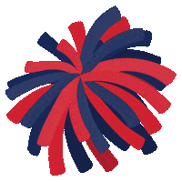 Ole Miss Sticker by College Colors Day