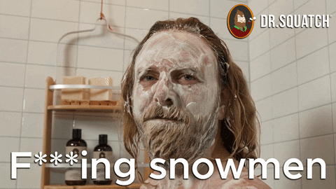 Frosty The Snowman Snow GIF by DrSquatchSoapCo
