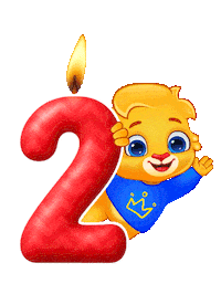 Happy Birthday Sticker by Lucas and Friends by RV AppStudios