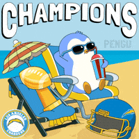 Super Bowl Football GIF by Pudgy Penguins