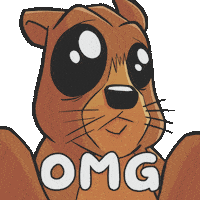 Oh My Gosh Heart Eyes Sticker by VeeFriends