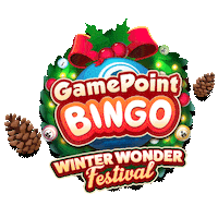 Christmas Time Joy Sticker by GamePointBingo