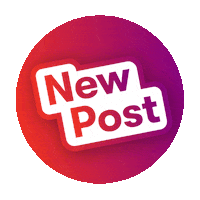 New Post Tap There Sticker by OMD USA