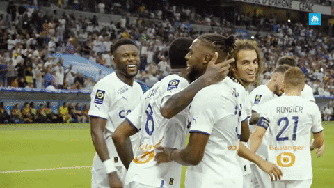 Happy Nuno Tavares GIF by Olympique de Marseille